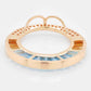 18K Gold Blue Topaz Citrine Diamond Cleopatra Set - Vaibhav Dhadda Jewelry