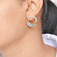 18K Gold Blue Topaz Citrine Diamond Cleopatra Set - Vaibhav Dhadda Jewelry