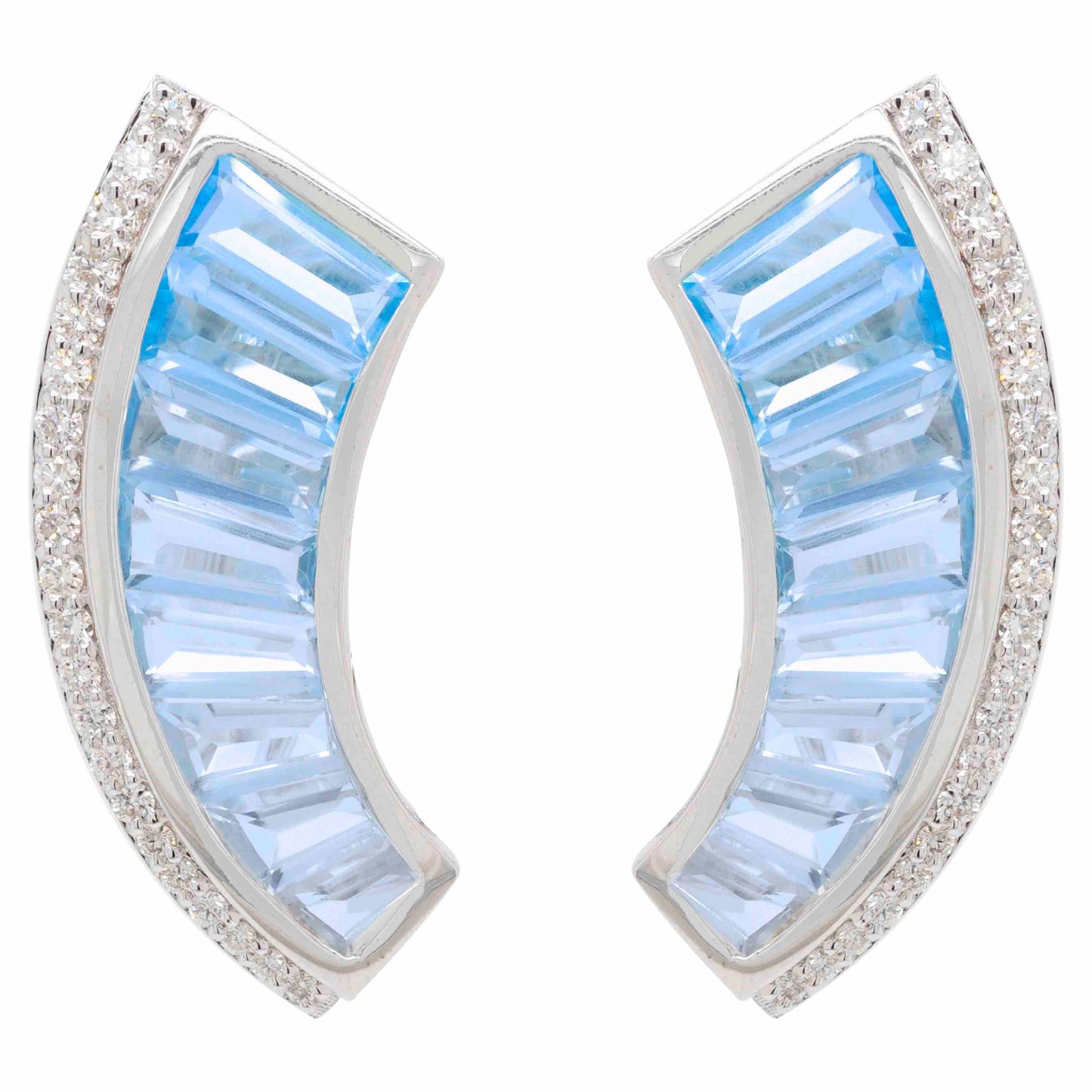 blue topaz earrings gold