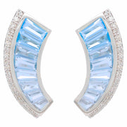 blue topaz earrings gold
