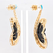 Butterfly Flutter Turquoise Earrings