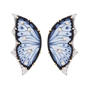 Butterfly stud earrings