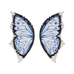 Butterfly stud earrings