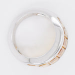 Sterling Silver Shaded Citrine Baguette Band Ring - Vaibhav Dhadda Jewellery