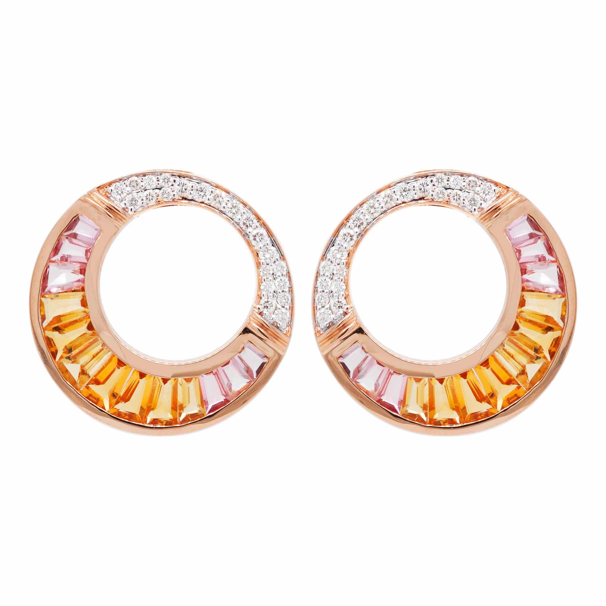 Diamond Cleopatra earrings