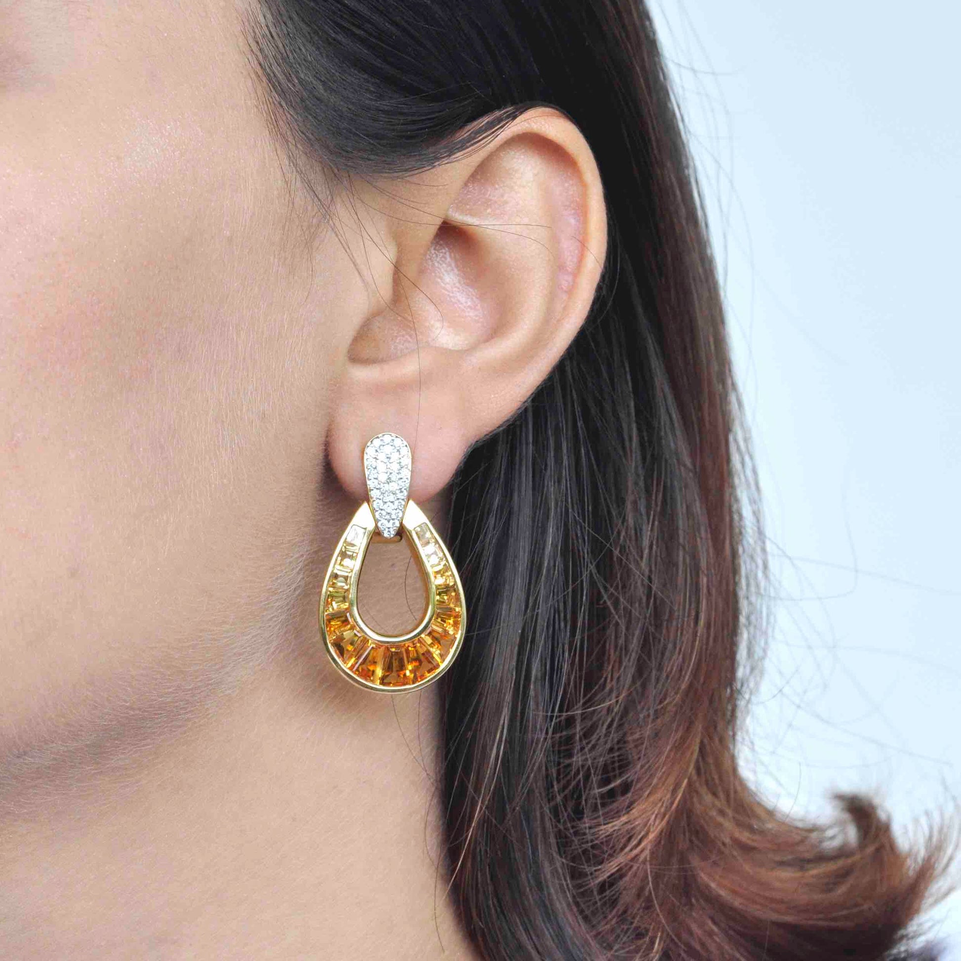 david yurman citrine earrings