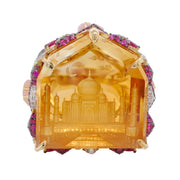 Hand Carved Taj Mahal Citrine Statement Ring