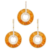 diamond citrine set 