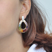 Doorknocker Multi Earrings