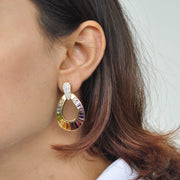 Doorknocker Multi Earrings