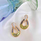 teardrop drop earrings