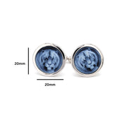 Tiger Agate Cameo Cufflinks