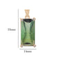 Hand-Carved Eiffel Tower Green Tourmaline Pendant