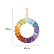 Circle Rainbow Prong Set