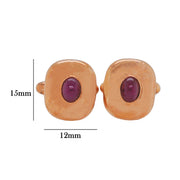 Ruby Cufflinks