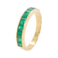 Zambian Emerald Square Ring