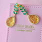 Citrine Emerald Earrings