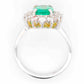 Columbian Oval Emerald Ring