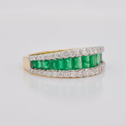 emerald diamond ring designs