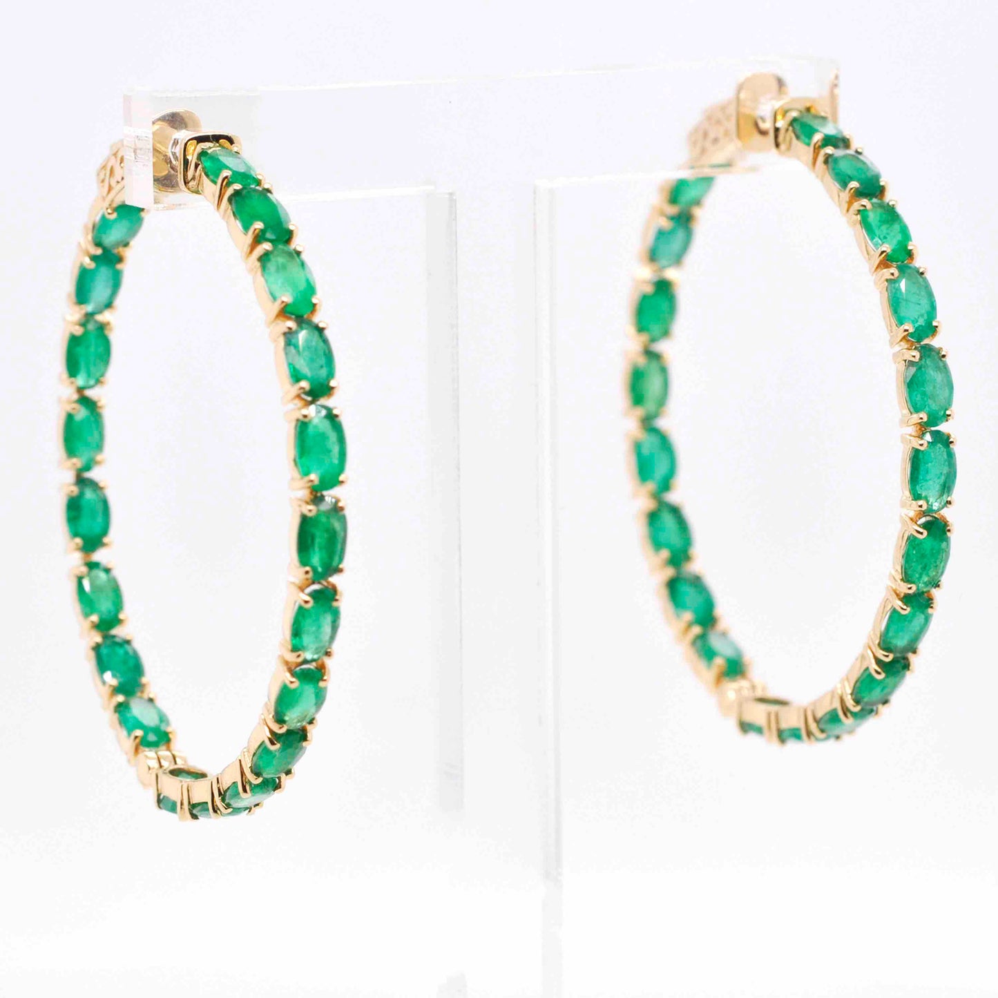 Oval Hoop Earrings