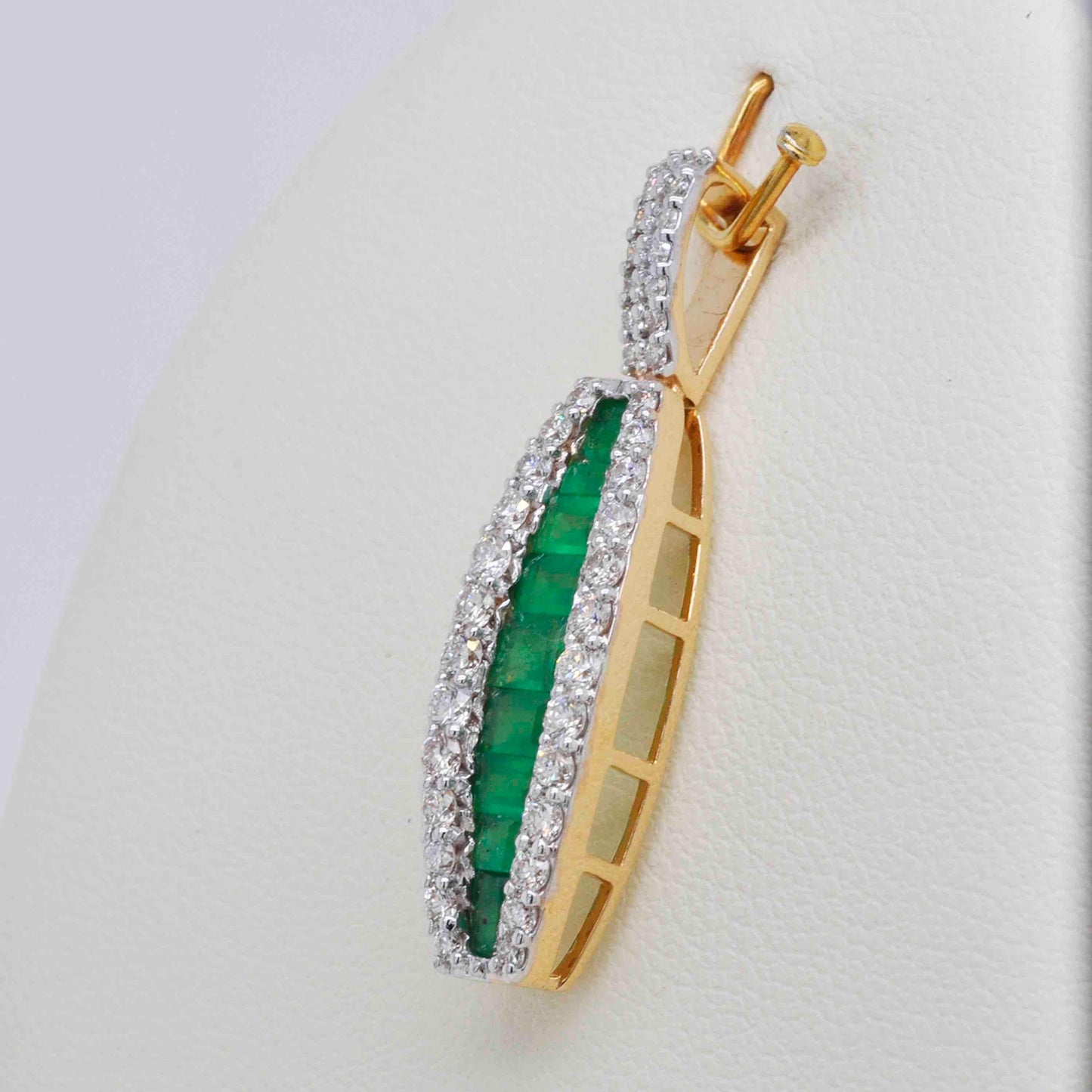 emerald diamond necklace price