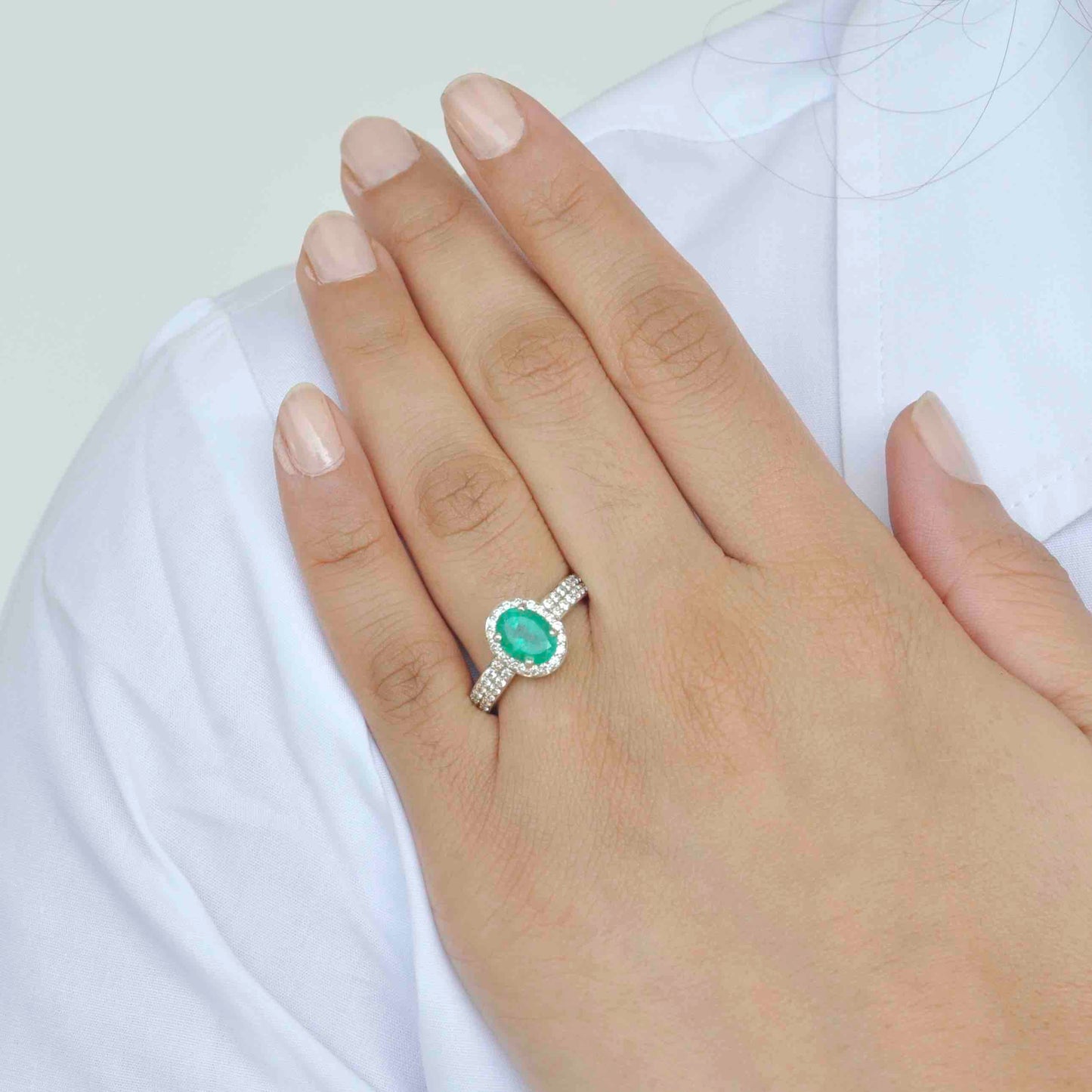 Natural Emerald Ring