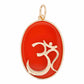 Carved gemstone pendant