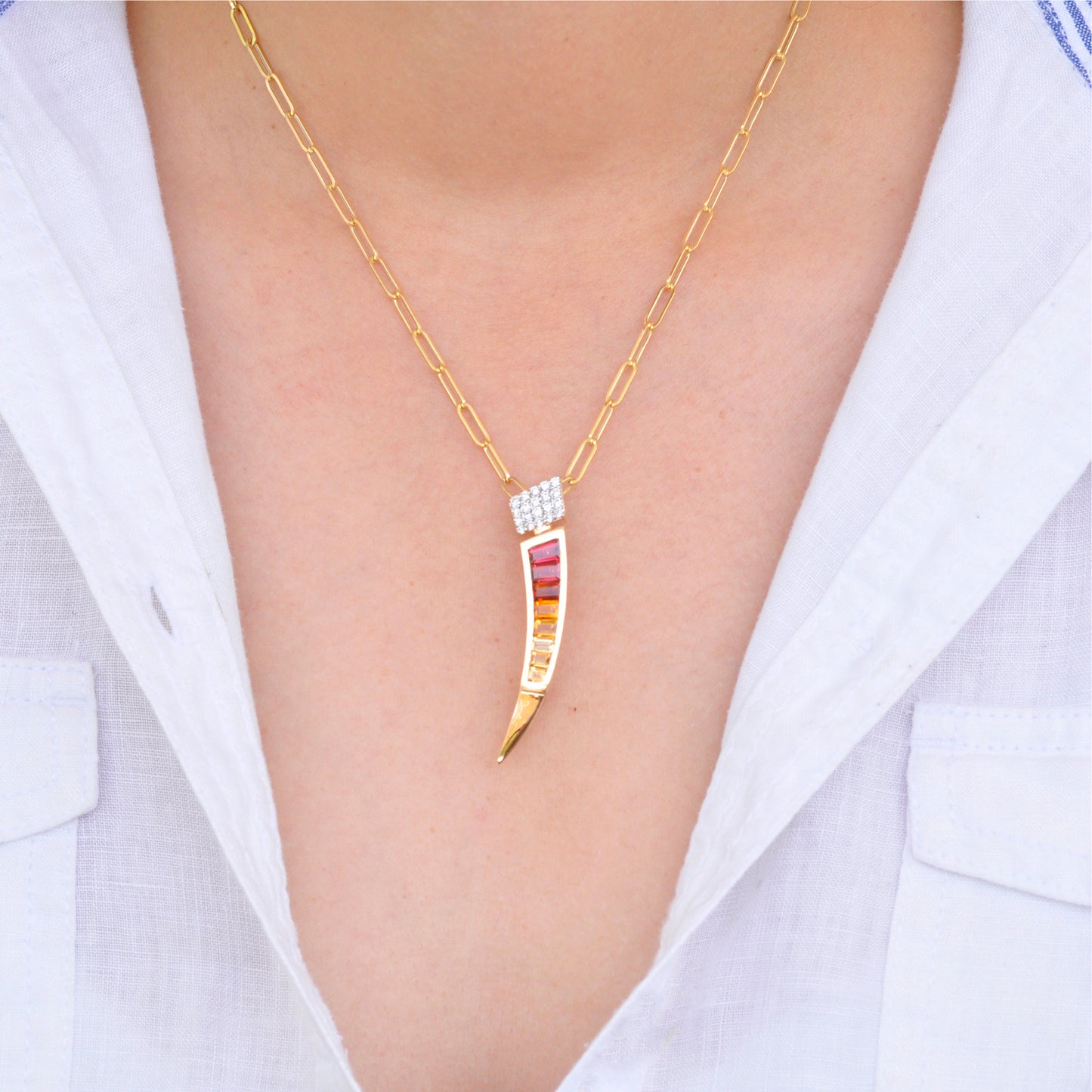 Purchase diamond gemstone necklace online