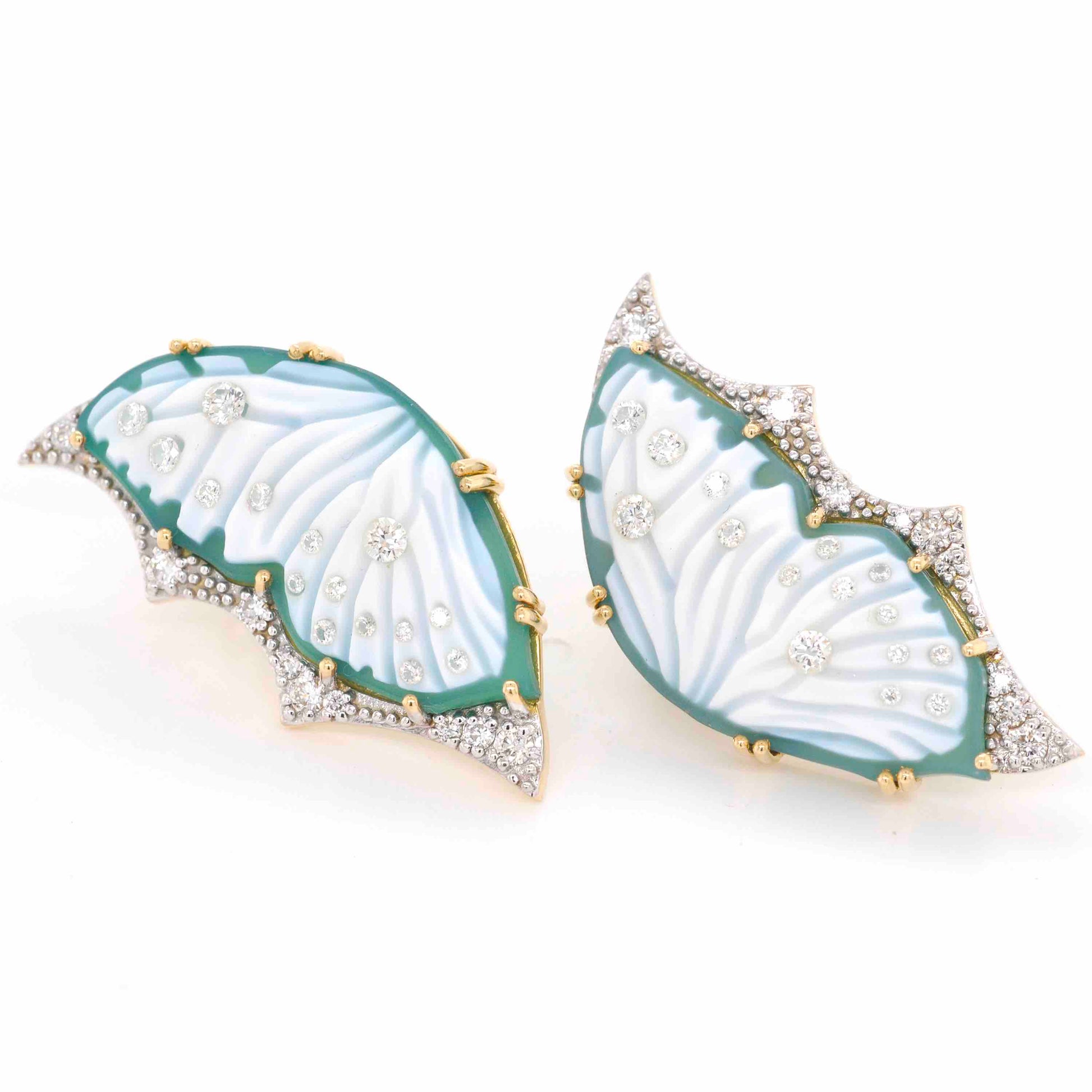 Diamond Contemporary Studs