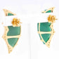 diamond contemporary studs for parties