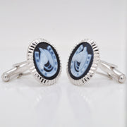 Horseshoe Agate Cufflinks