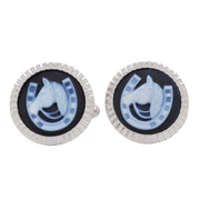 Horseshoe Agate Cufflinks