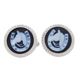 Horseshoe Agate Cufflinks