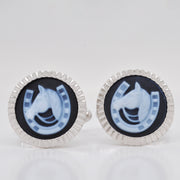 Horseshoe Agate Cufflinks