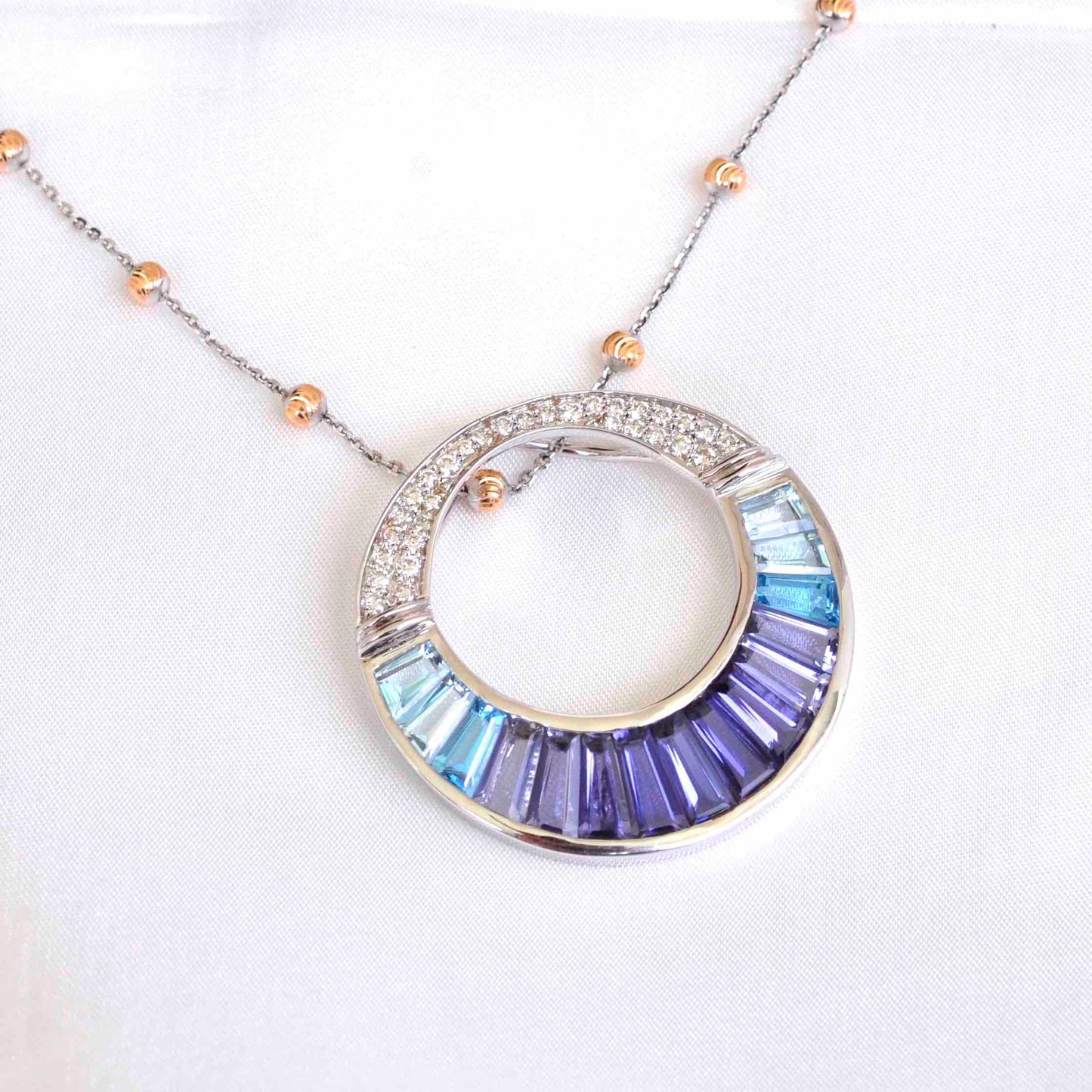 beutiful gemstones combination pendants