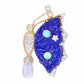 Lapis Lazuli Butterfly Pendant