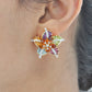 Multicolor Flower Stud Earrings