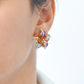 Multicolor Flower Stud Earrings