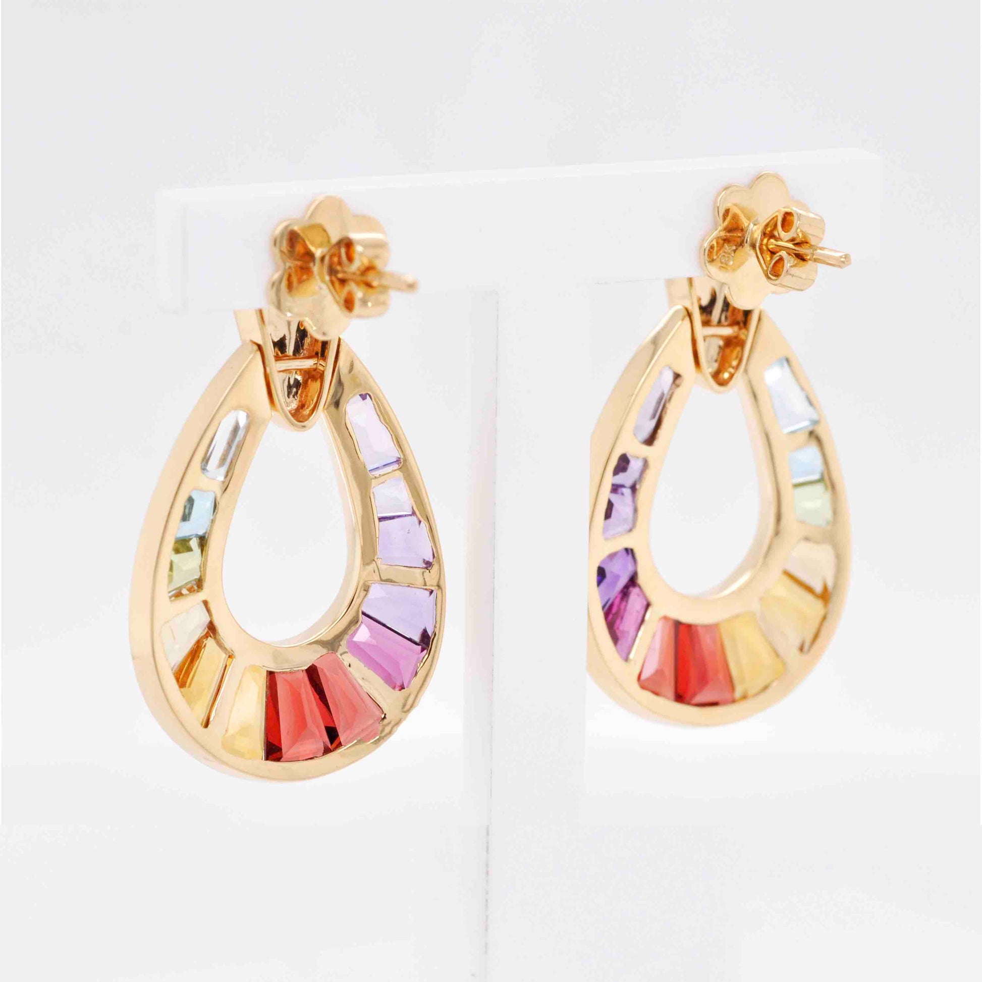 Contemporary Multicolor Earrings