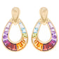 Multicolor Raindrop Earrings