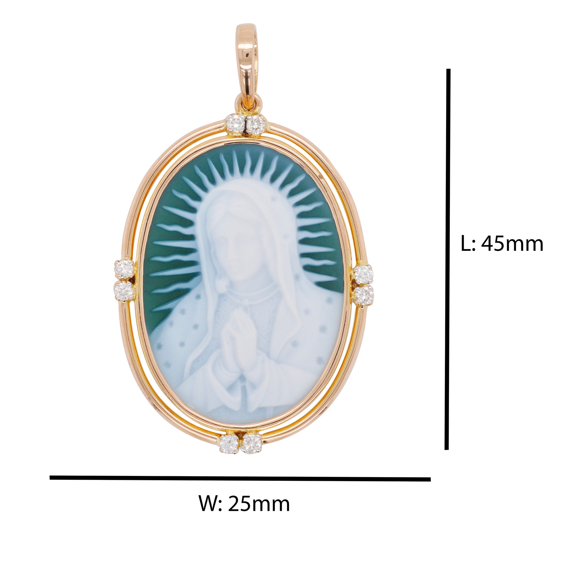 Virgin Mother Mary Pendant