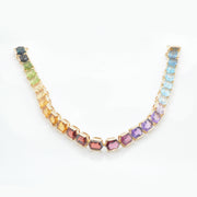 Tennis Bracelet – Rainbow Hexagon Edition