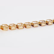 Tennis Bracelet – Rainbow Hexagon Edition