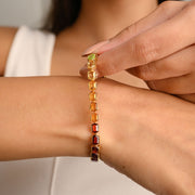 Tennis Bracelet – Rainbow Hexagon Edition