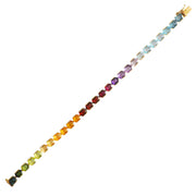 Tennis Bracelet – Rainbow Hexagon Edition
