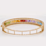 rainbow stiff bracelet 