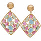 Multi-color tourmaline earrings