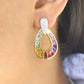 David Webb doorknocker earrings