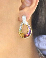 David Webb doorknocker earrings