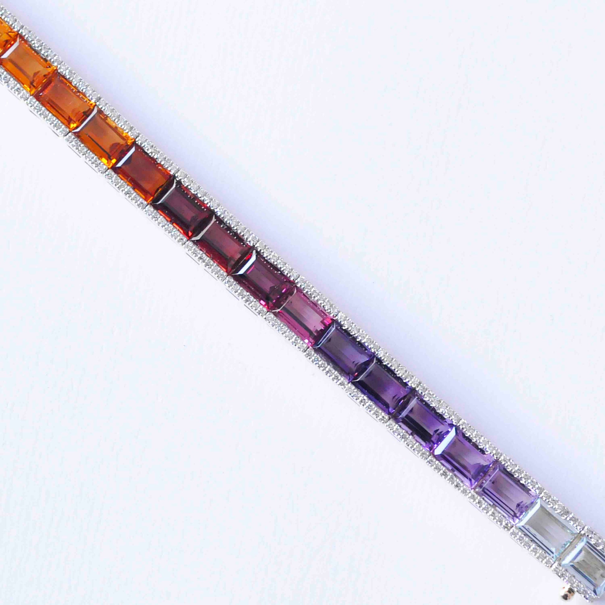 Shop Baguette Tennis Line Bracelet Online